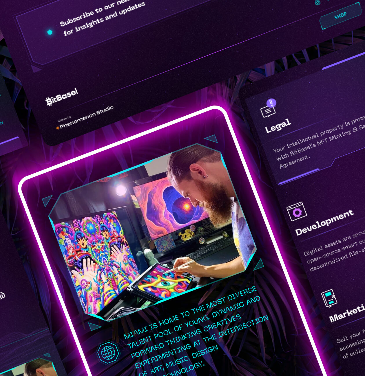 BitBasel – NFT Community landing page - Website Development - Photo 9