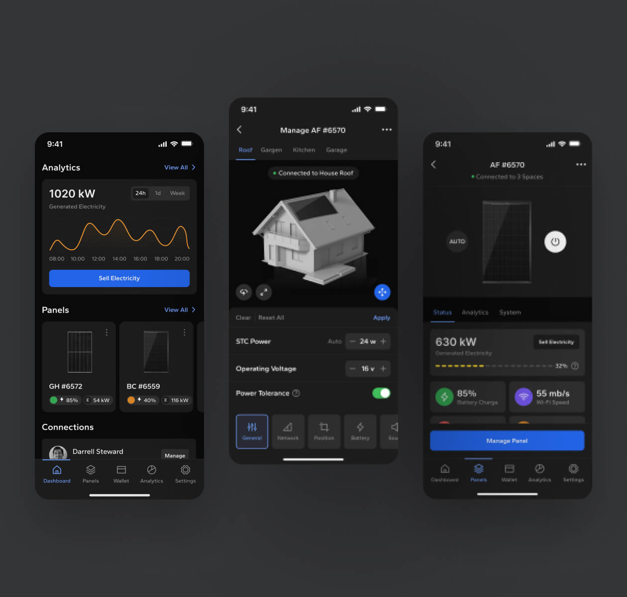 Ectopanel – Solar panels control mobile app - Website Development - Photo 